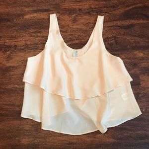 Chiffon crop top